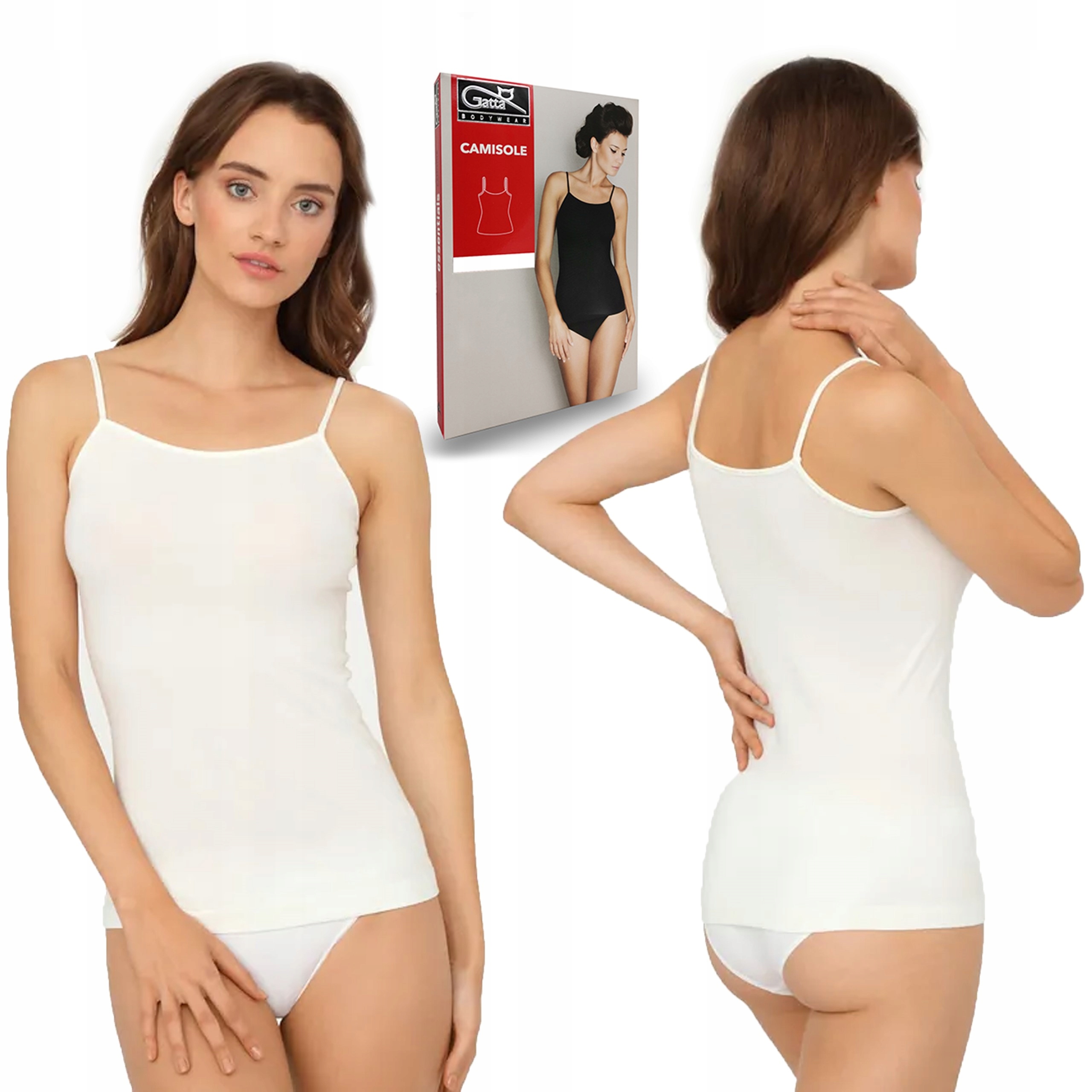 

Koszulka na ramiączkach Gatta Camisole, biała, XL