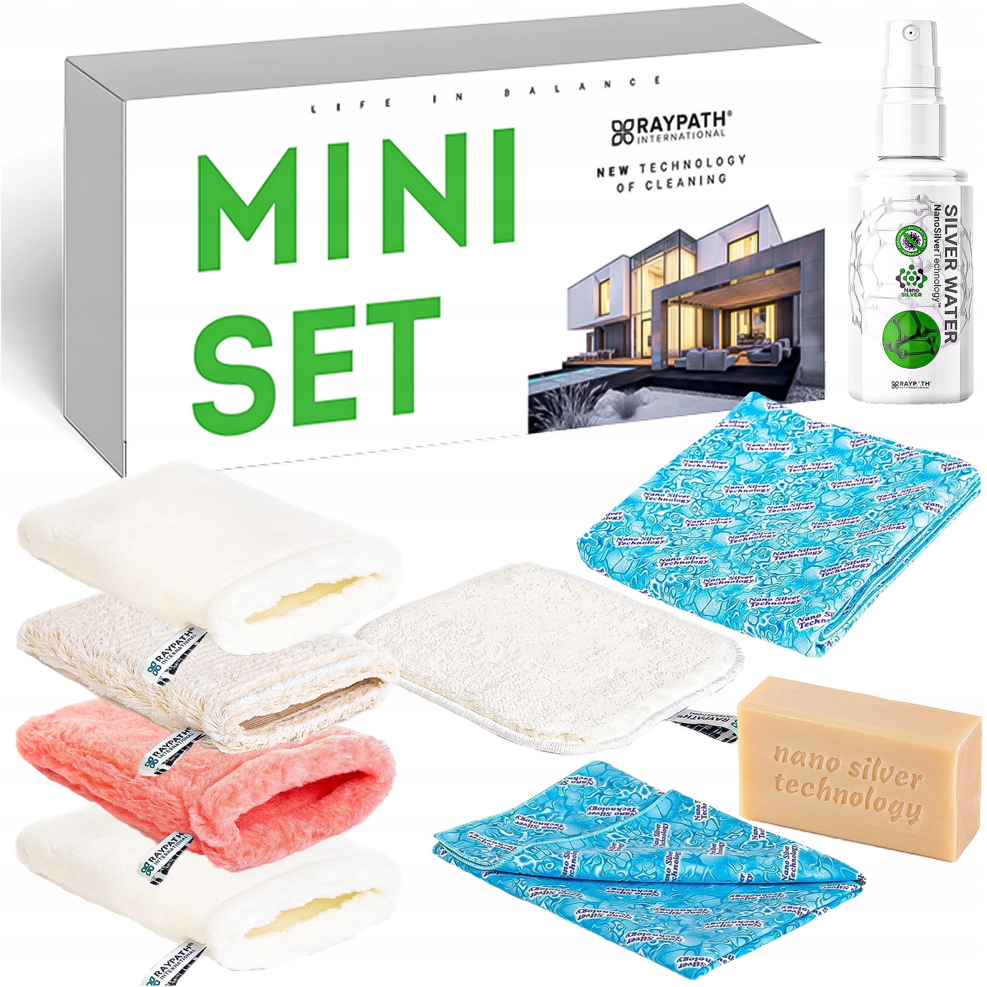 Levně Raypath Sada na úklid domácnosti bez chemie Mini Set