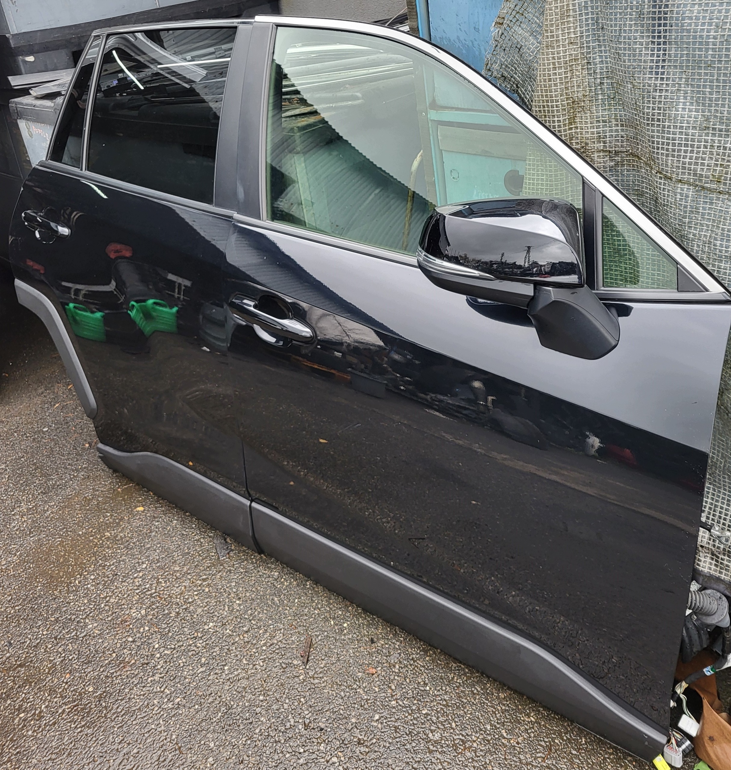 door right front front unprotected TOYOTA RAV4 5 V XA50 OE black PERLA 218