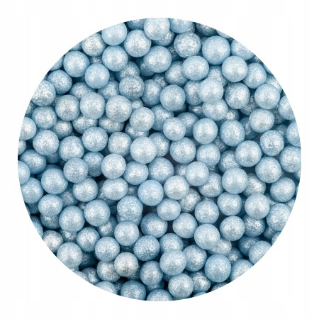 

Perełki Niebieskie nabłyszczane miękkie 5mm 50g