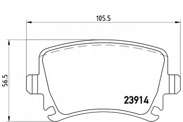 Brembo Brzdové Destičky Audi Tt 08- Zadní Asistent řidiče #28
