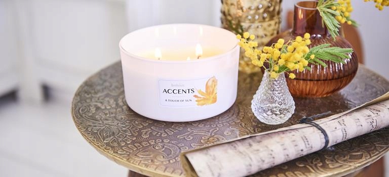 Bolsius ACCENTS Świeca 75/137 GARDEN DREAMS 3xKNOT Marka Bolsius