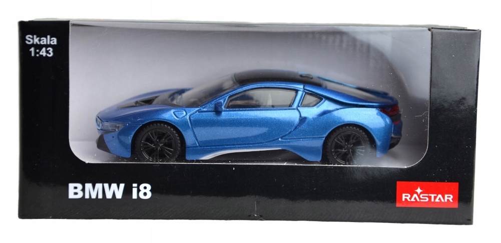 

Rastar 1:43 Bmw i8 niebiesko-czarny Kd