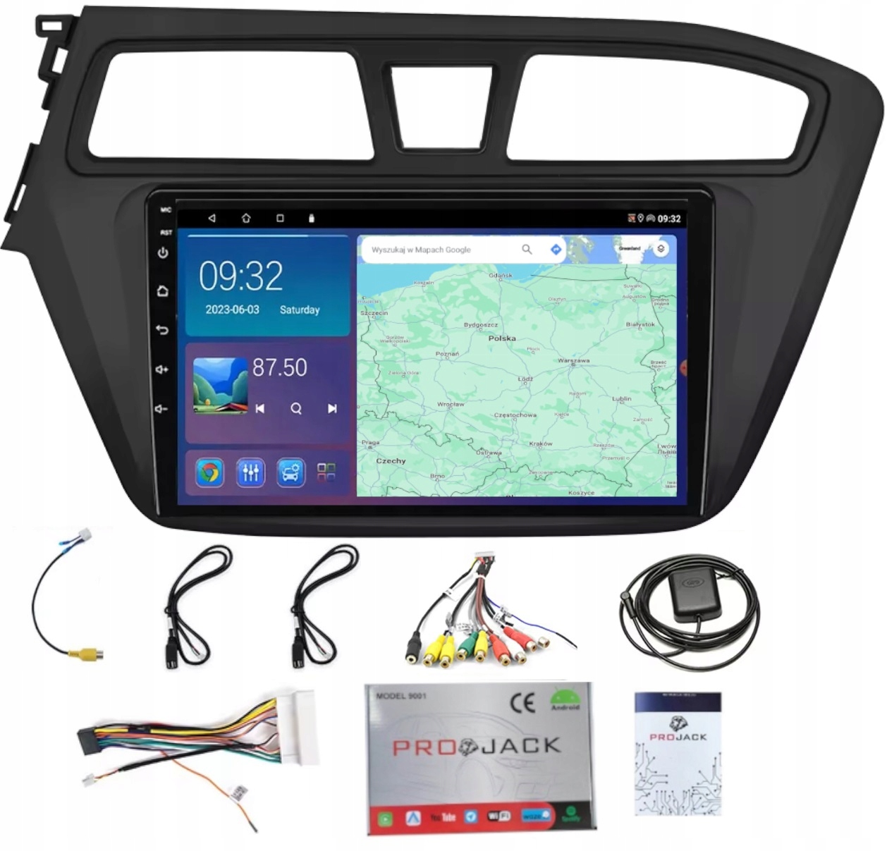 Gps Navigace Hyundai I20 2015-2017 Wifi Carplay Bt Usb 4GB 64GB