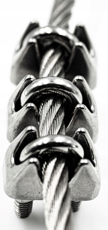 8mm ZACISK LINOWY KABŁĄKOWY KWASOODPORNY inox niedzewny A4 8248 Marka bez marki