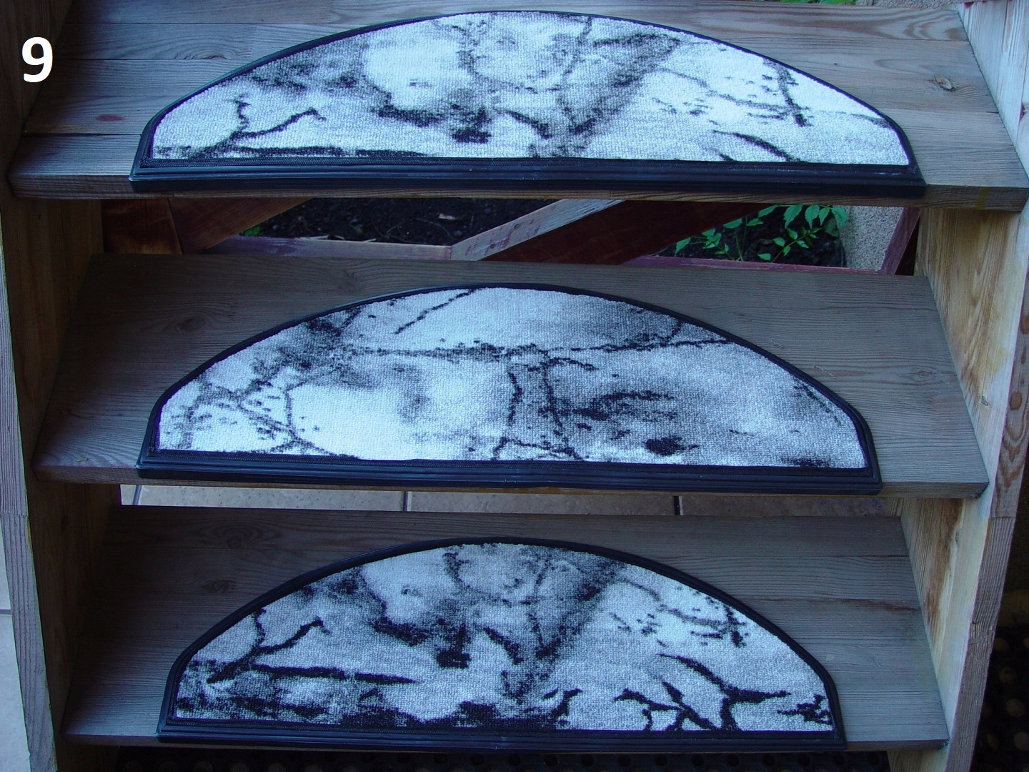 NIESAMOWICIE TRWAŁE NAKŁADKI NA SCHODY DYWANIKI Kod producenta Nakładki na schody na gumie rzep