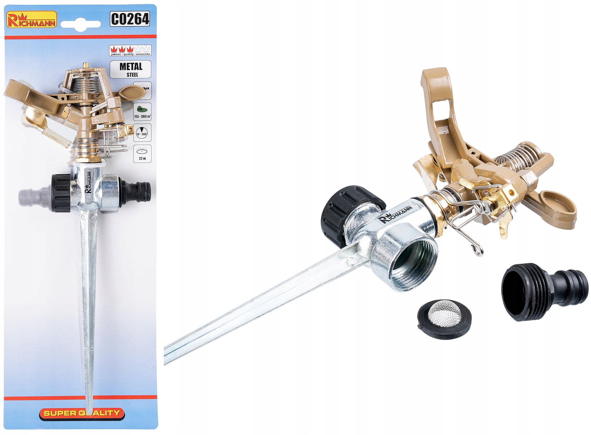 

Richmann Zraszacz Pulsacyjny Metalowy 1/2 C0264