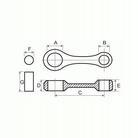 KORBOWÓD TKRJ HONDA XL125 / ATC200 / XL185 / TRX200