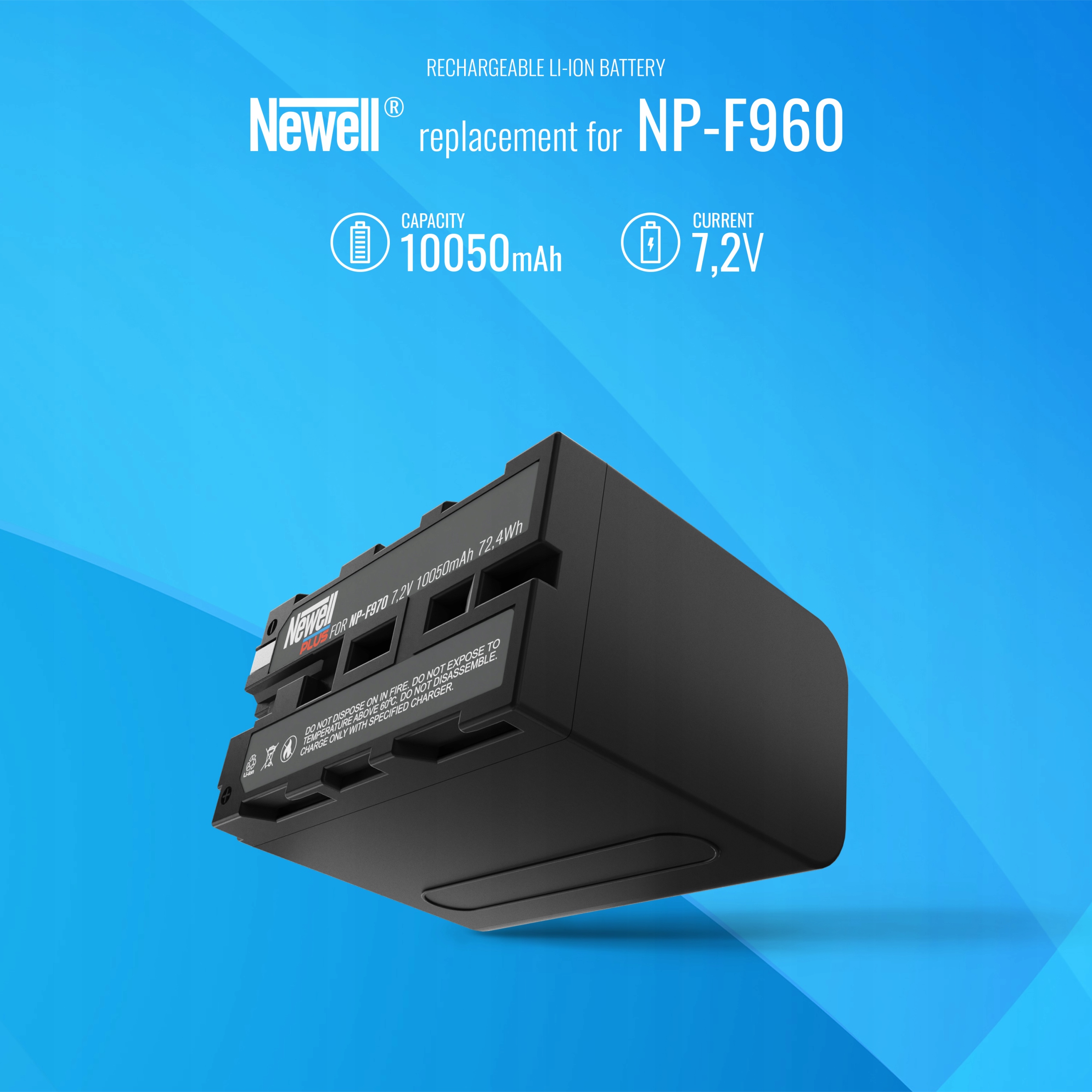 Akumulator Newell Plus zamiennik NP-F960 Symbol baterii NP-F960