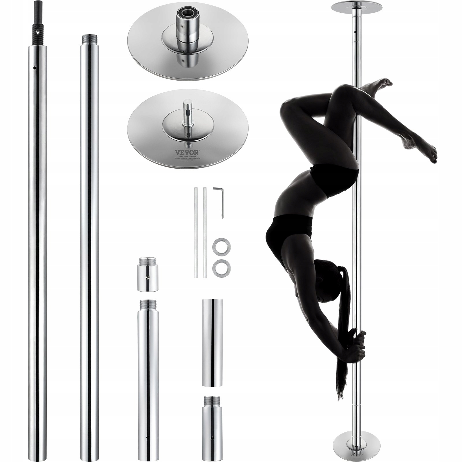 Trubka Pole Dance 210.5-278.4 cm