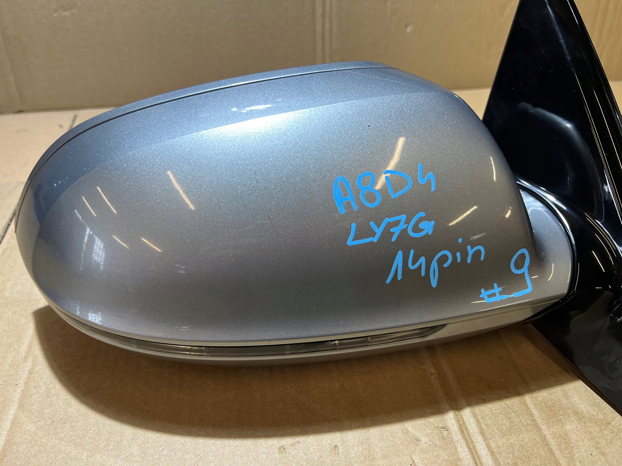 AUDI A8 D4 mirror right 14 PIN LY7G FOTOCHROM