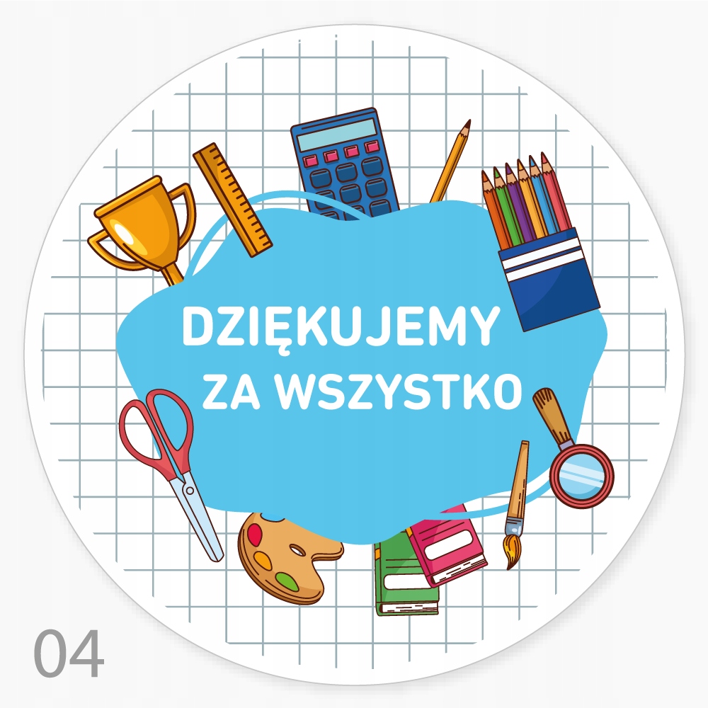 

Naklejki dla Nauczyciela szkoła przedszkole 24 szt