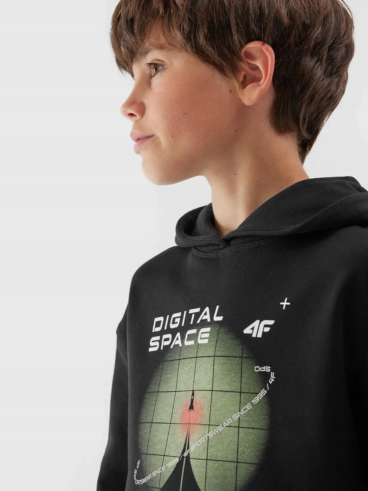 BLUZA CHŁOPIĘCA 4F DRESOWA Z KAPTUREM AW23M632 Materiał dominujący bawełna