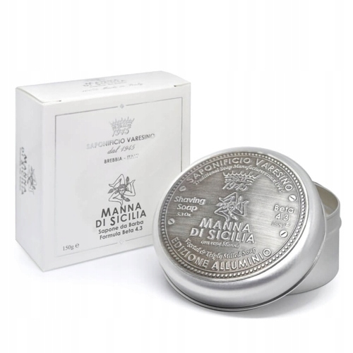 Saponificio Varesino přírodní mýdlo na holení Manna di Sicillia 150 g