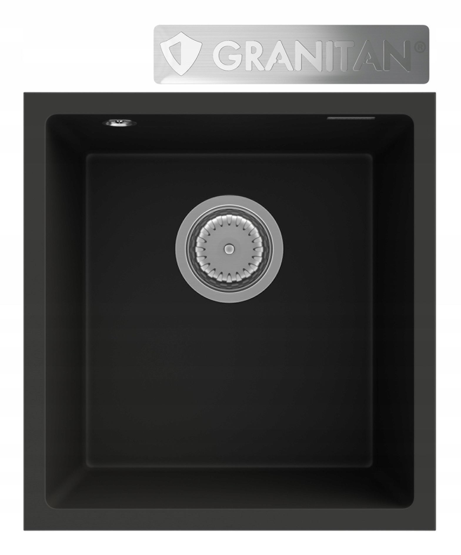 

Zlew Granitowy Podwieszany Syfon Chrom Mini 45