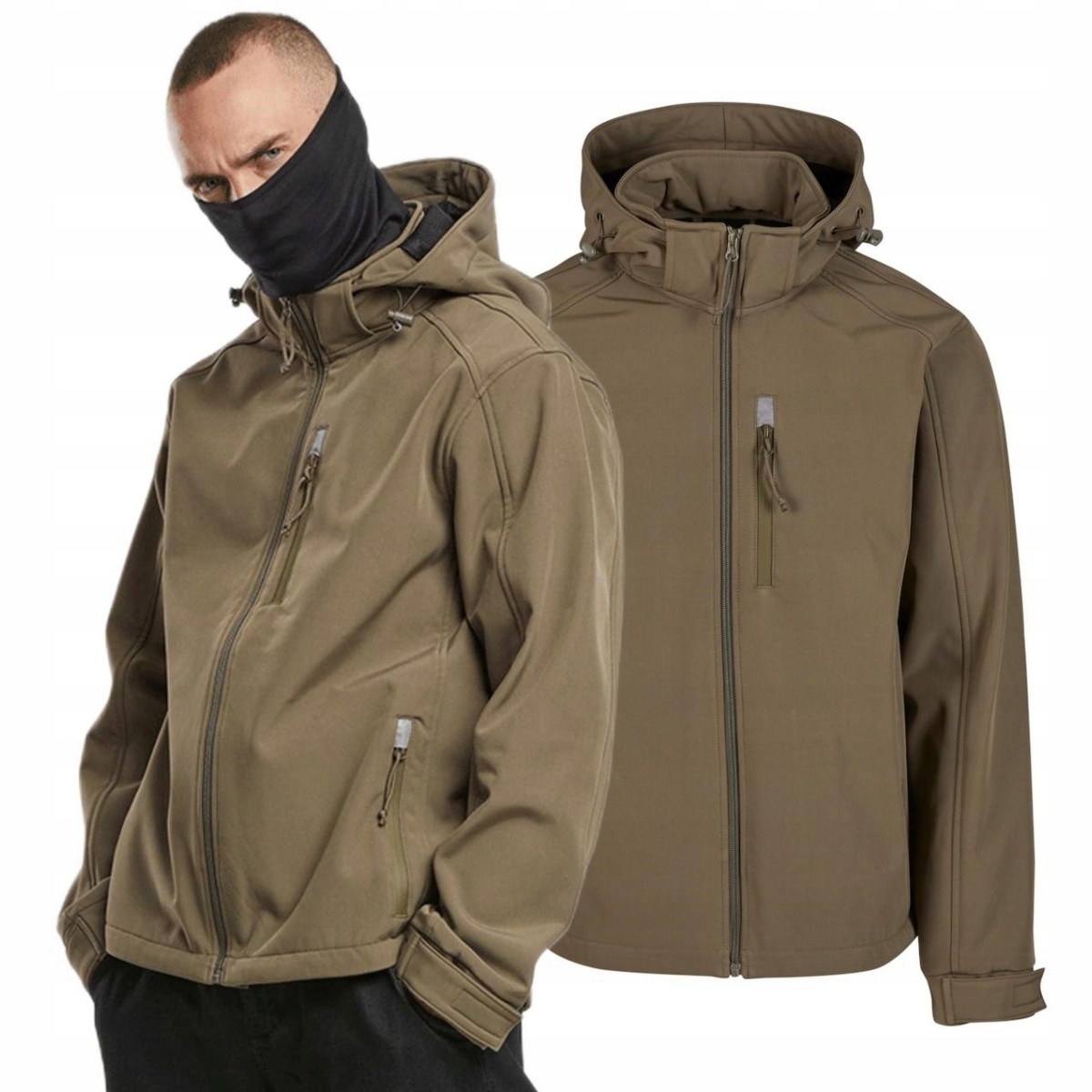 Softshellová bunda Brandit Hurricane Olivová 4XL [Softshellová bunda Brandit