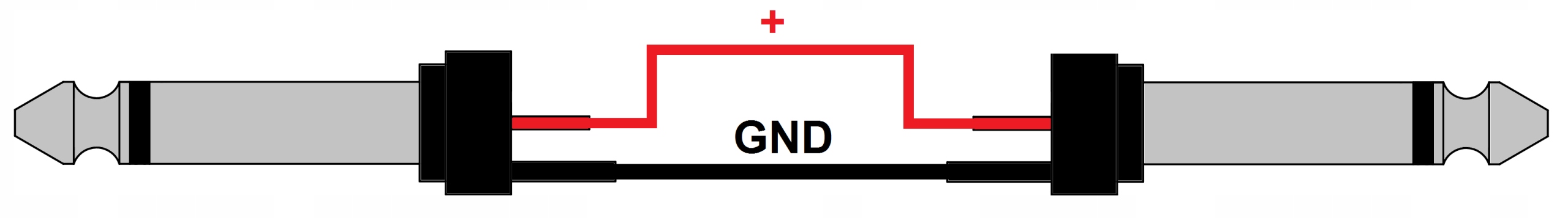 Kabel instrumentalny 1m Red’s Music Jack - Jack mono Marka Red's music