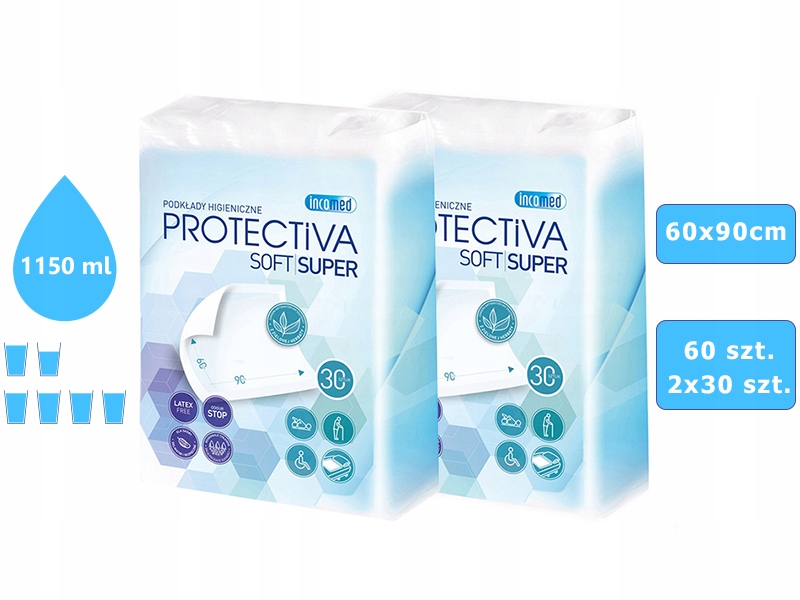 

Podkłady do przewijania 60x90cm 60szt.