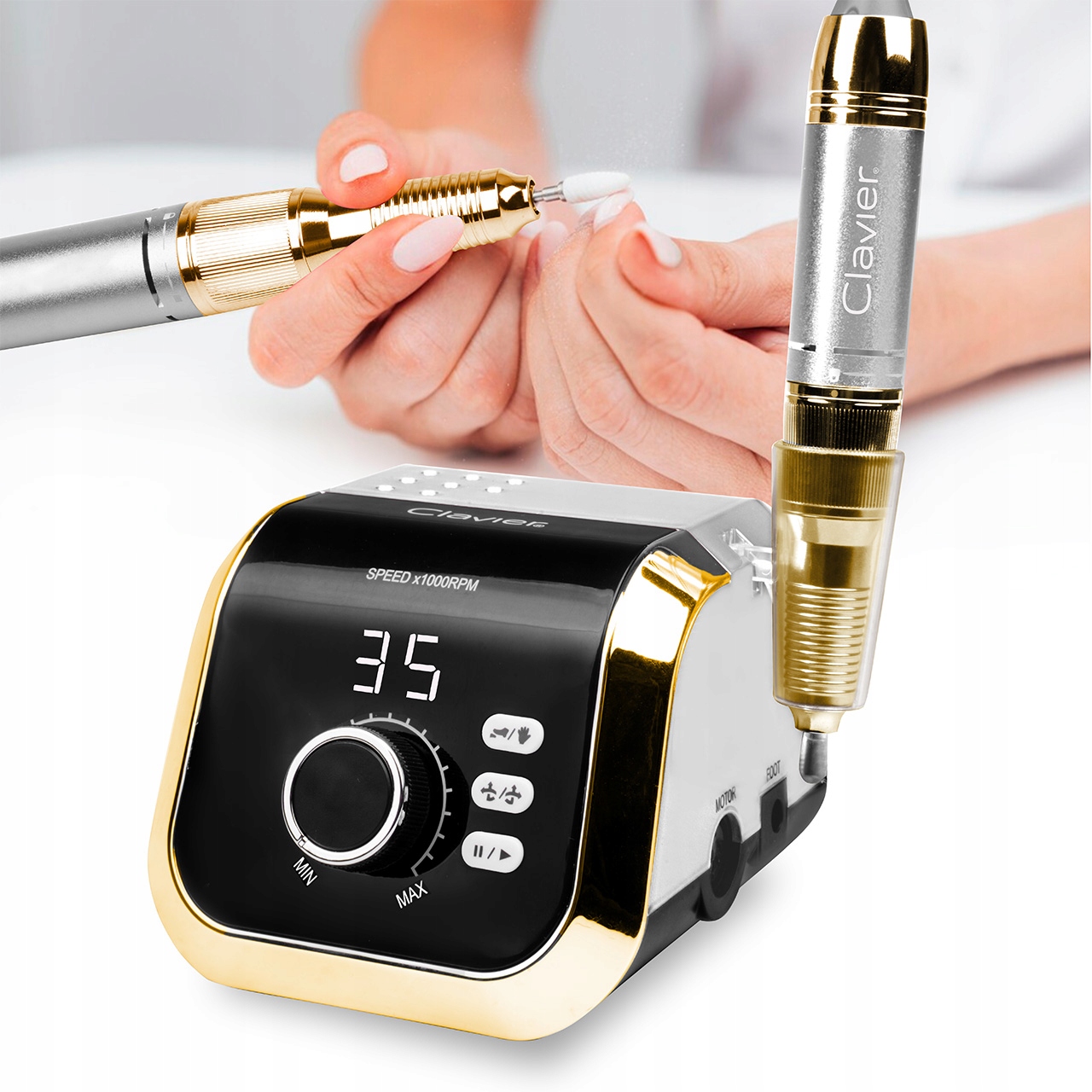 Profesjonalna Frezarka Do Paznokci Mocna 65w Profesjonalna Żele Hybrydy Model FX620