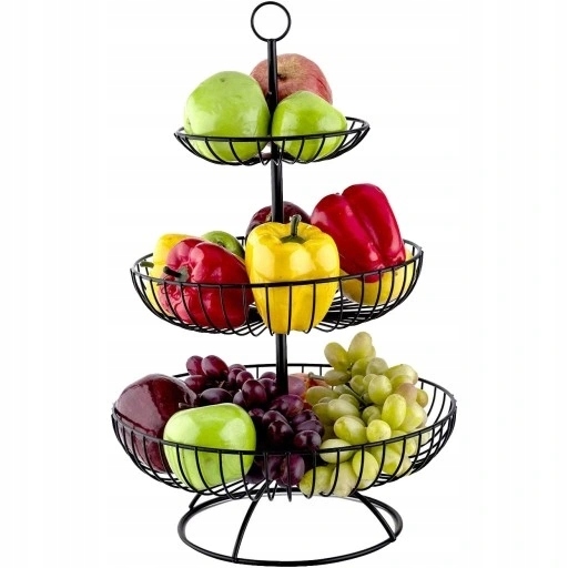 CZARNY LOFT KOSZYK NA OWOCE DRUCIANY PATERA MISA