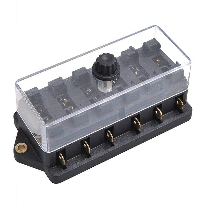 Gniazdo bezpieczników skrzynka oprawa 6 miejsc