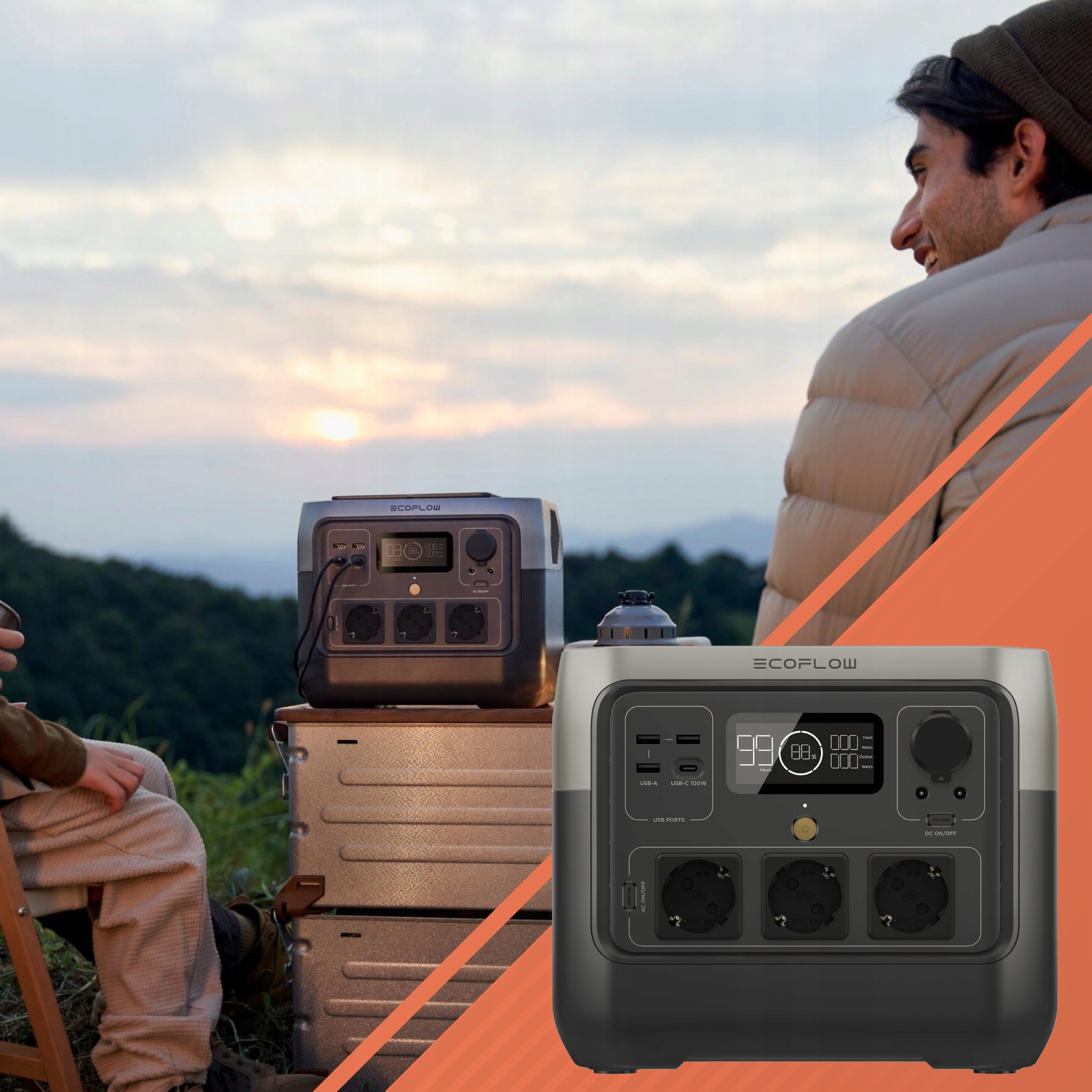 Портативна електростанція EcoFlow River 2 Pro Тип корпусу Корпус