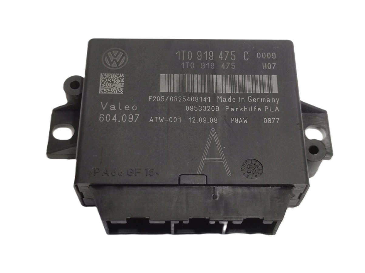 VW PASSAT TIGUAN MODUL PARKOWANIA PDC 1T0919475C MODUŁ STEROWNIK