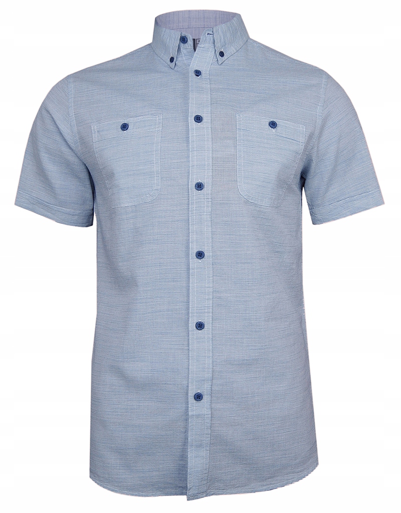 

Niebieska Casualowa Koszula Męska -pako Jeans- L