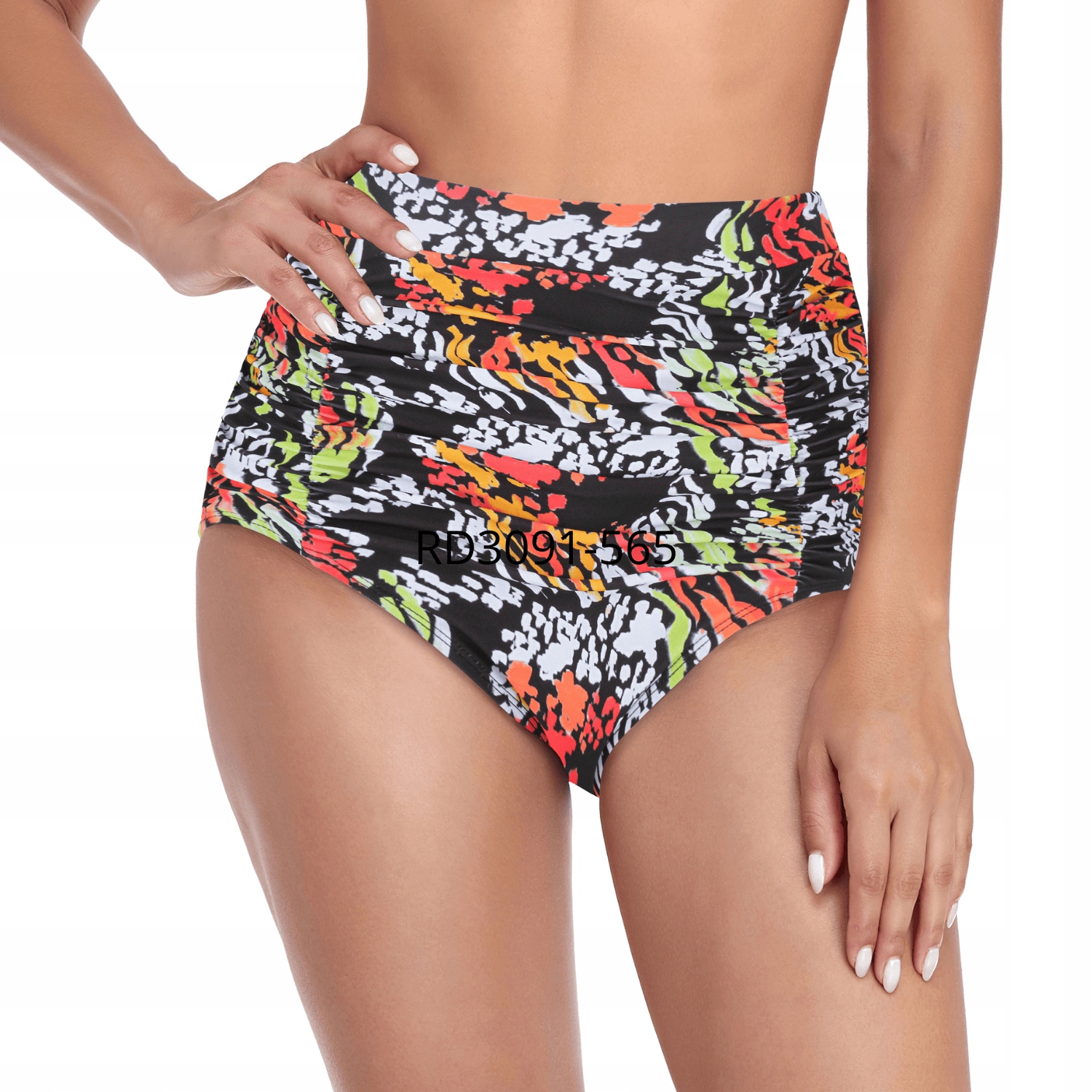 Wysokie figi kąpielowe Relleciga Multi Leopard XXL
