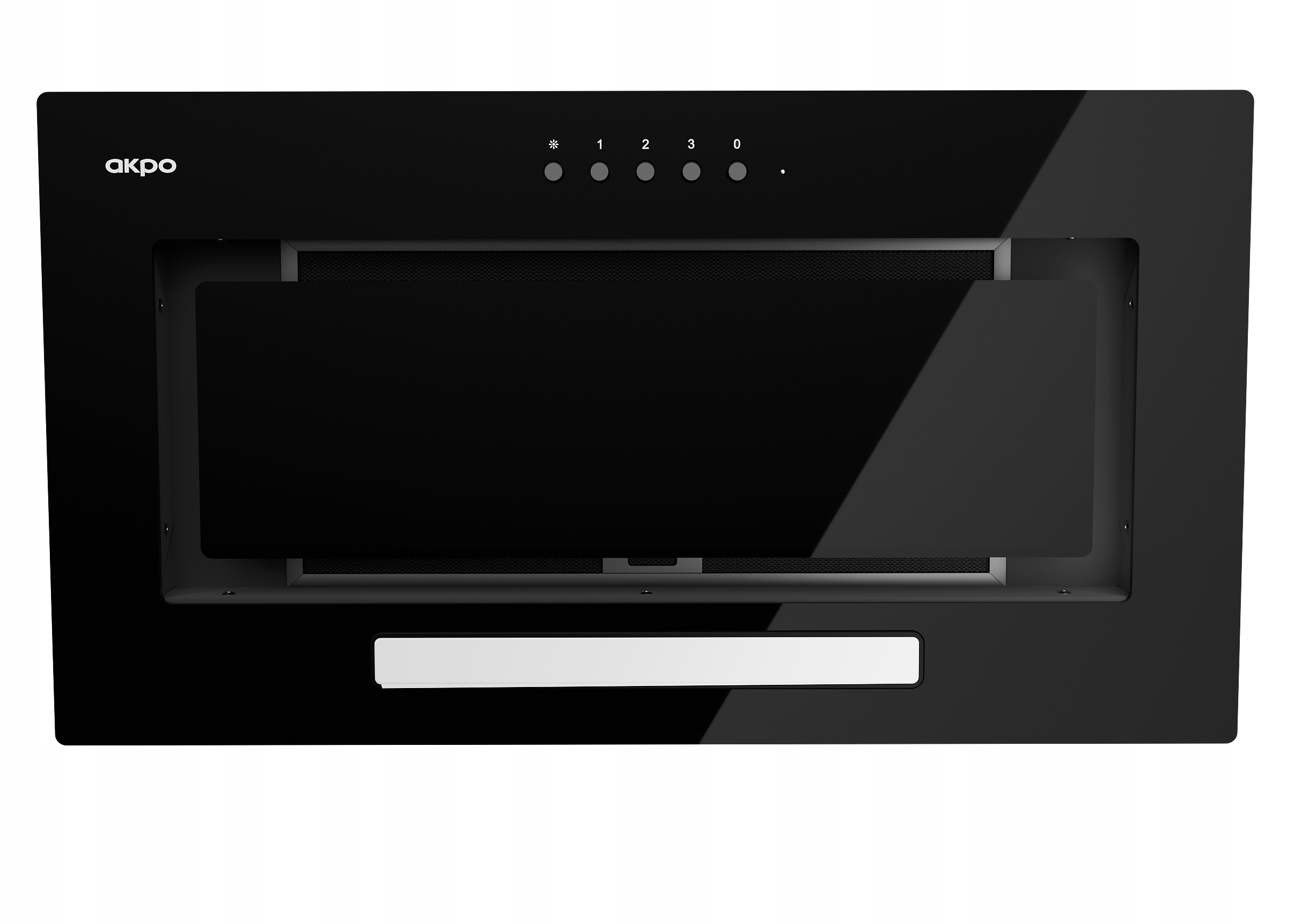 Okap kuchenny Akpo WK-7 Fabio 60 Czarne Szkło