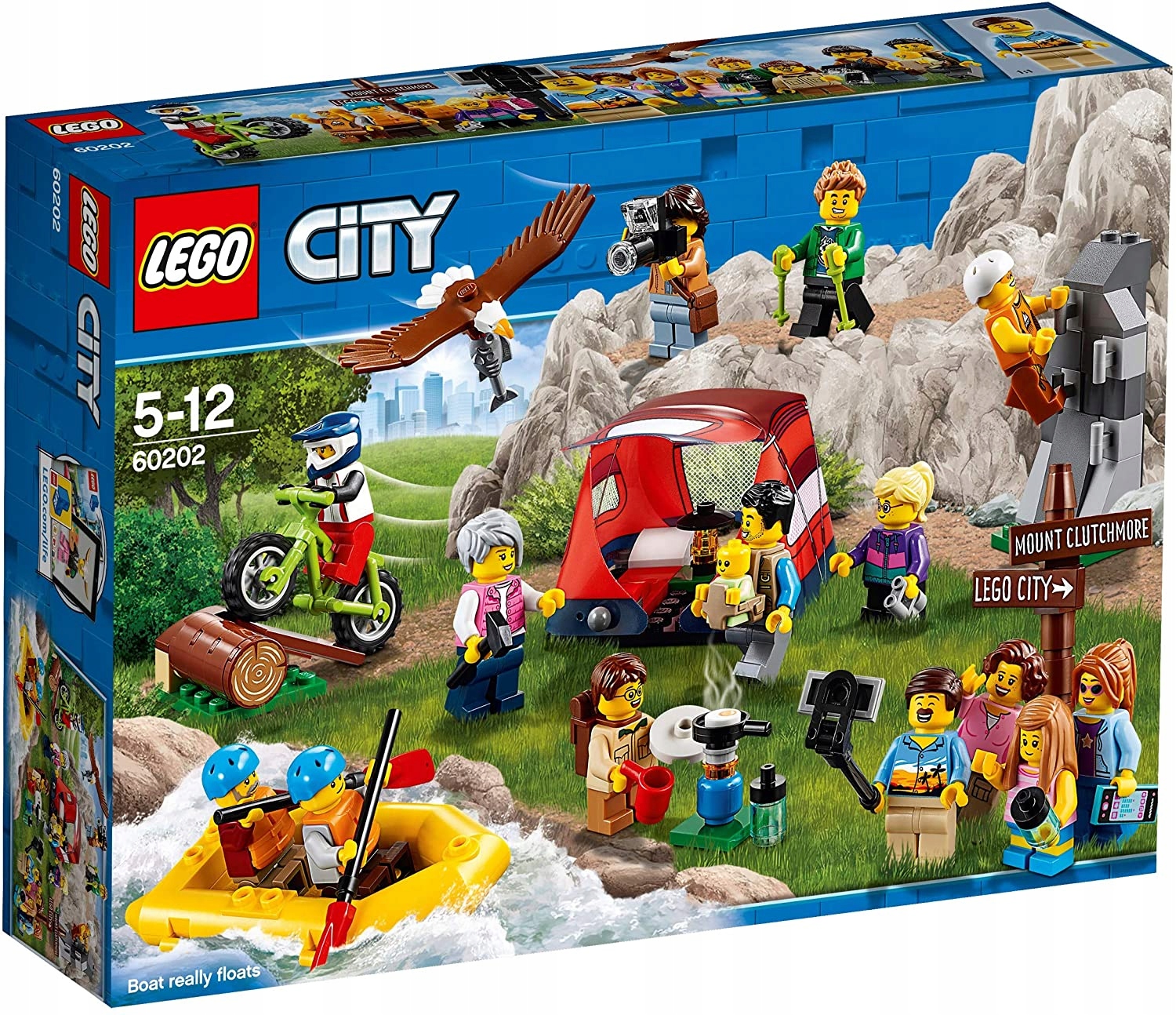 LEGO CITY 60202 Niesamowite Przygody Rower Orzeł Marka LEGO