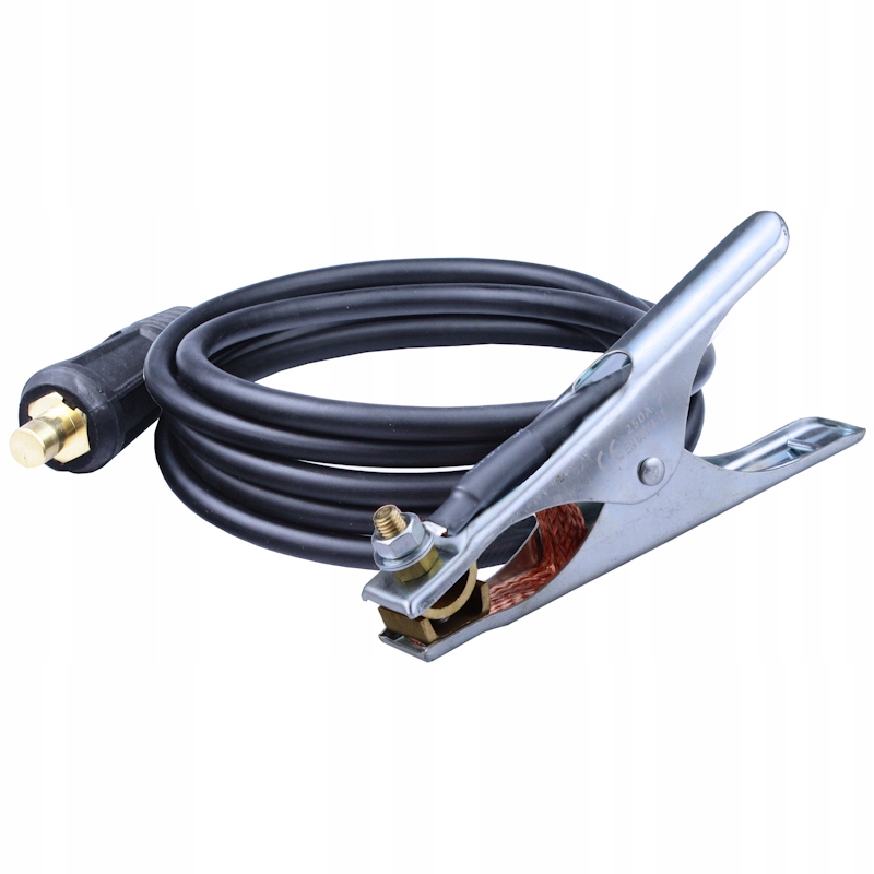 PROFESJONALNY PRZEWÓD SPAWALNICZY MASOWY DX50 25mm2 3m Z KLEMĄ ESAB