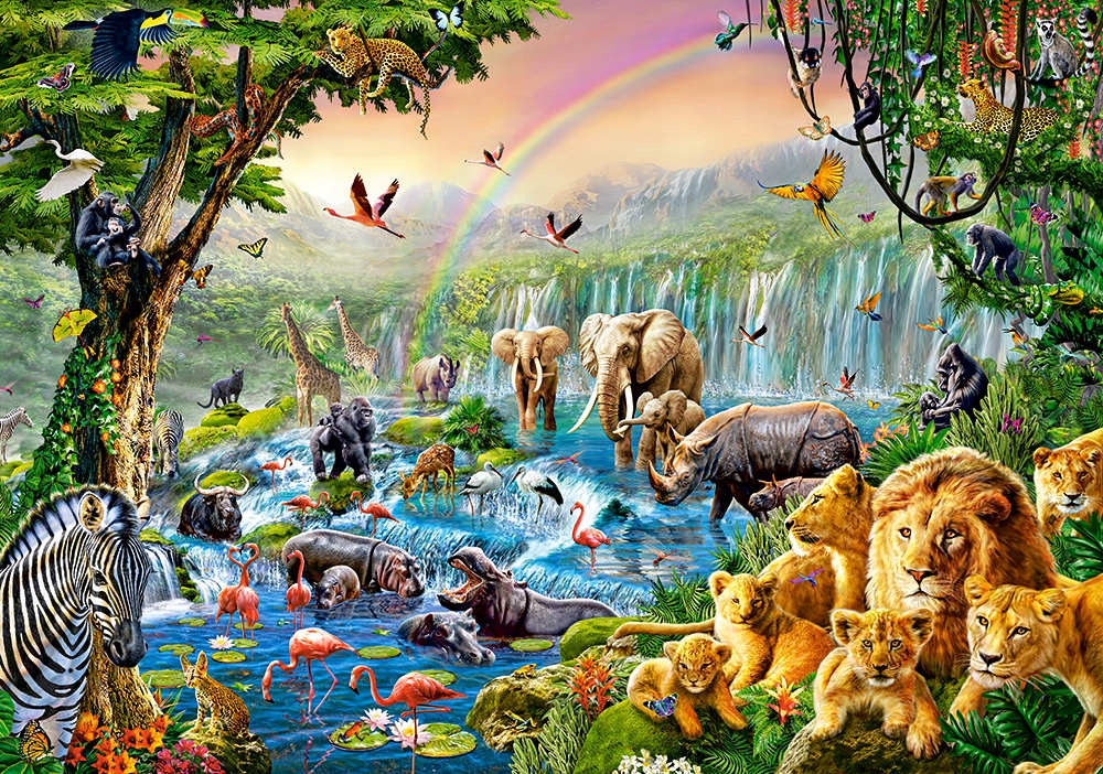 Puzzle 500 el. B-52141 Jungle River Kod producenta 52141
