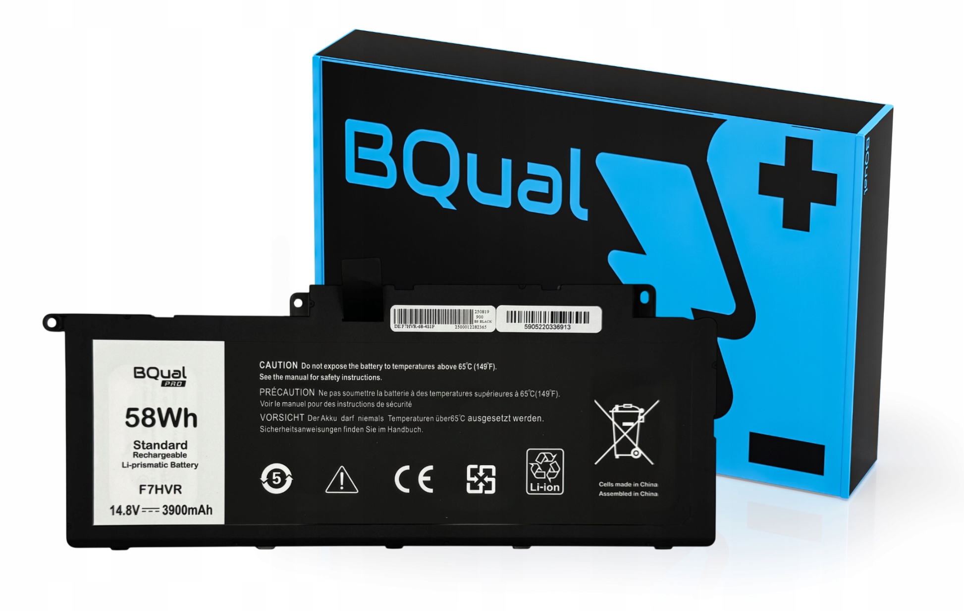 Bateria F7HVR do Dell Inspiron 7537 17 7737 7746