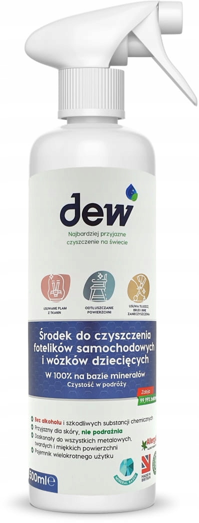 Dew środek czyszczący do fotelików samochodowych i wózków 500 ml