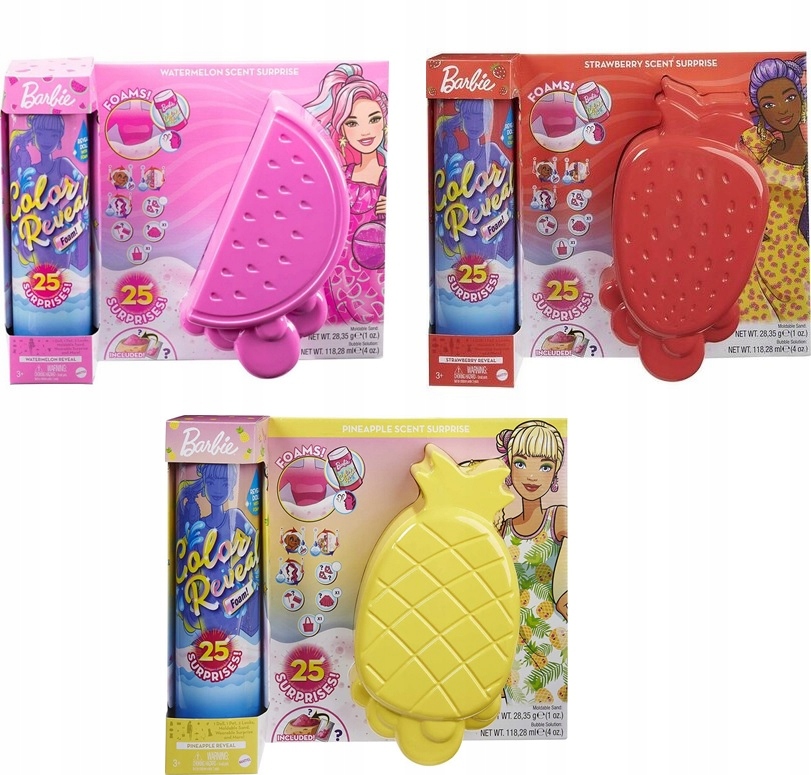 

Ast. Barbie Color Lalka Pachnąca 3 Wz.