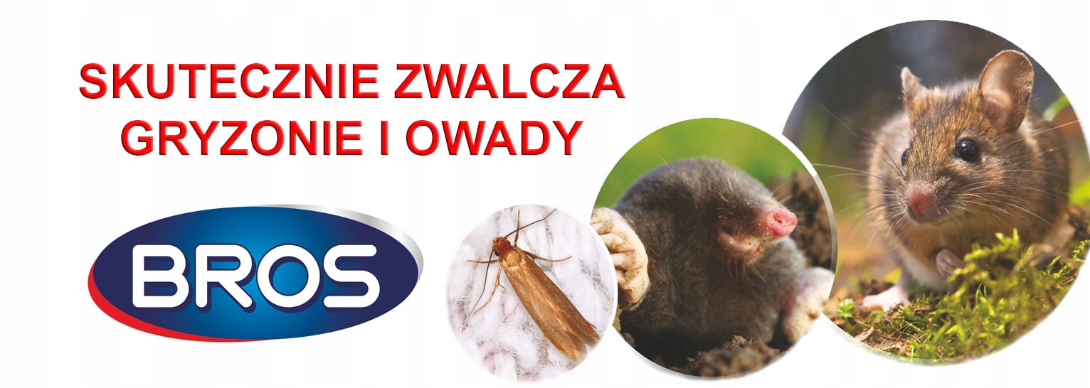 BROS LEP DO DONICZEK ŻÓŁTY NA MSZYCE MĄCZLIKA 10 SZT Producent Bros