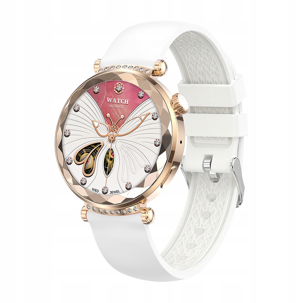 Blavec Chytré Hodinky W-19 Liana Hd Amoled Voice Call (SWW19-RG) růžové zlato