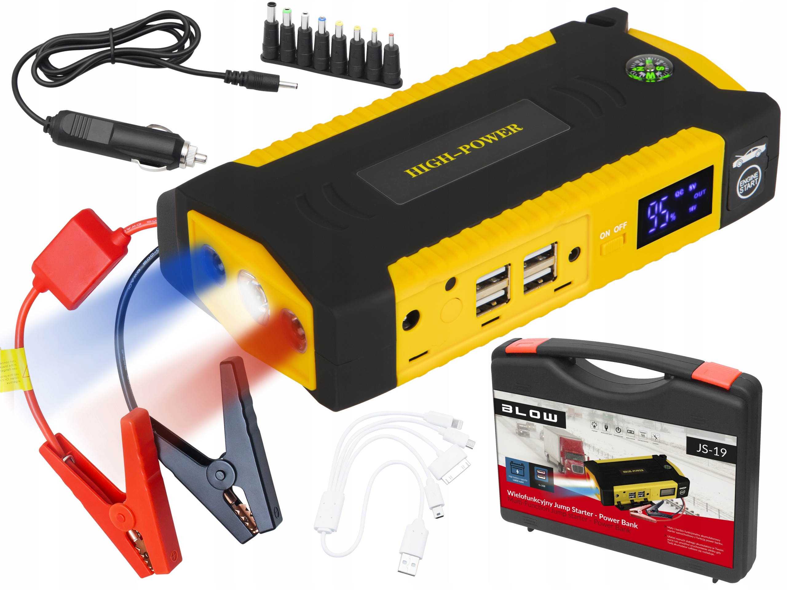 Jump starter BLOW rozruch PowerBank 12V 16800mAh