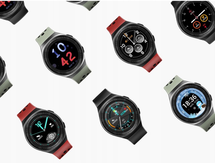 ZEGAREK SMARTWATCH Męski MT3 BLACK RED + PREZENT Kształt koperty okrągły