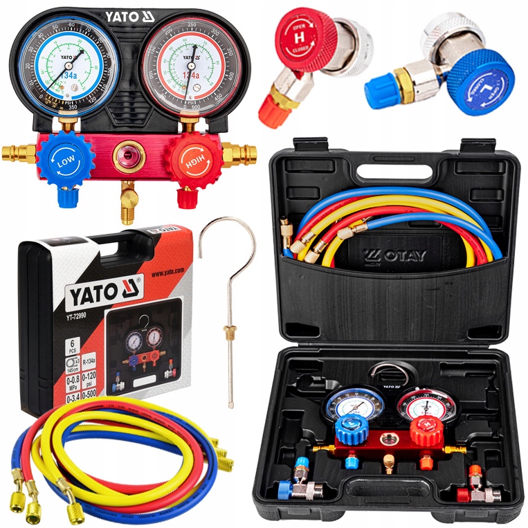 MIERNIK TESTER SZCZELNOŚCI NAPEŁNIACZ KLIMATYZACJI