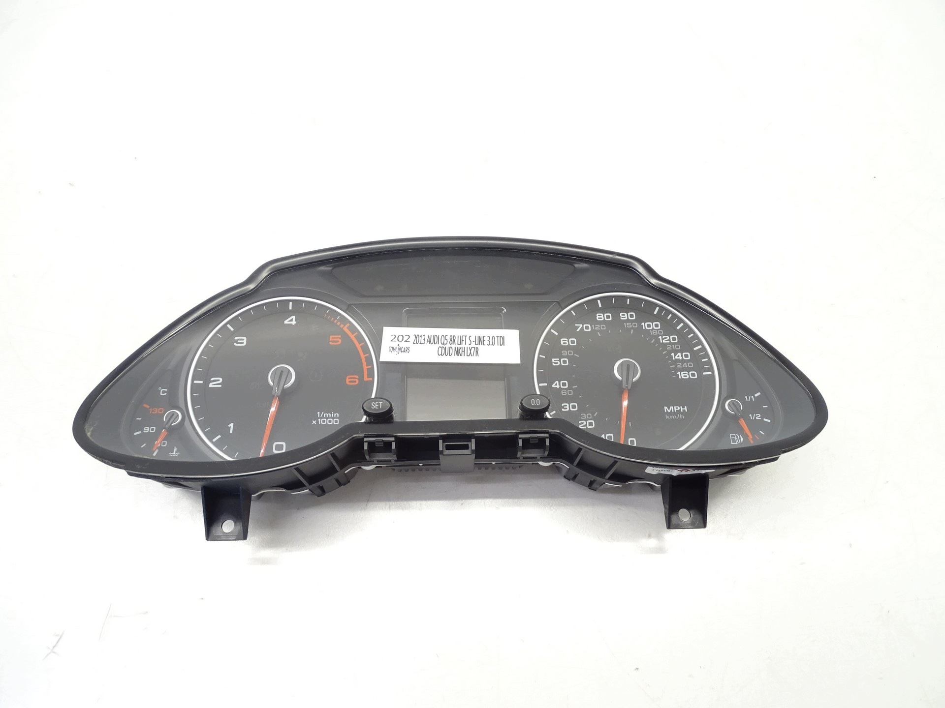 dials clock AUDI Q5 8R 3.0 TDI UK 8R0920981