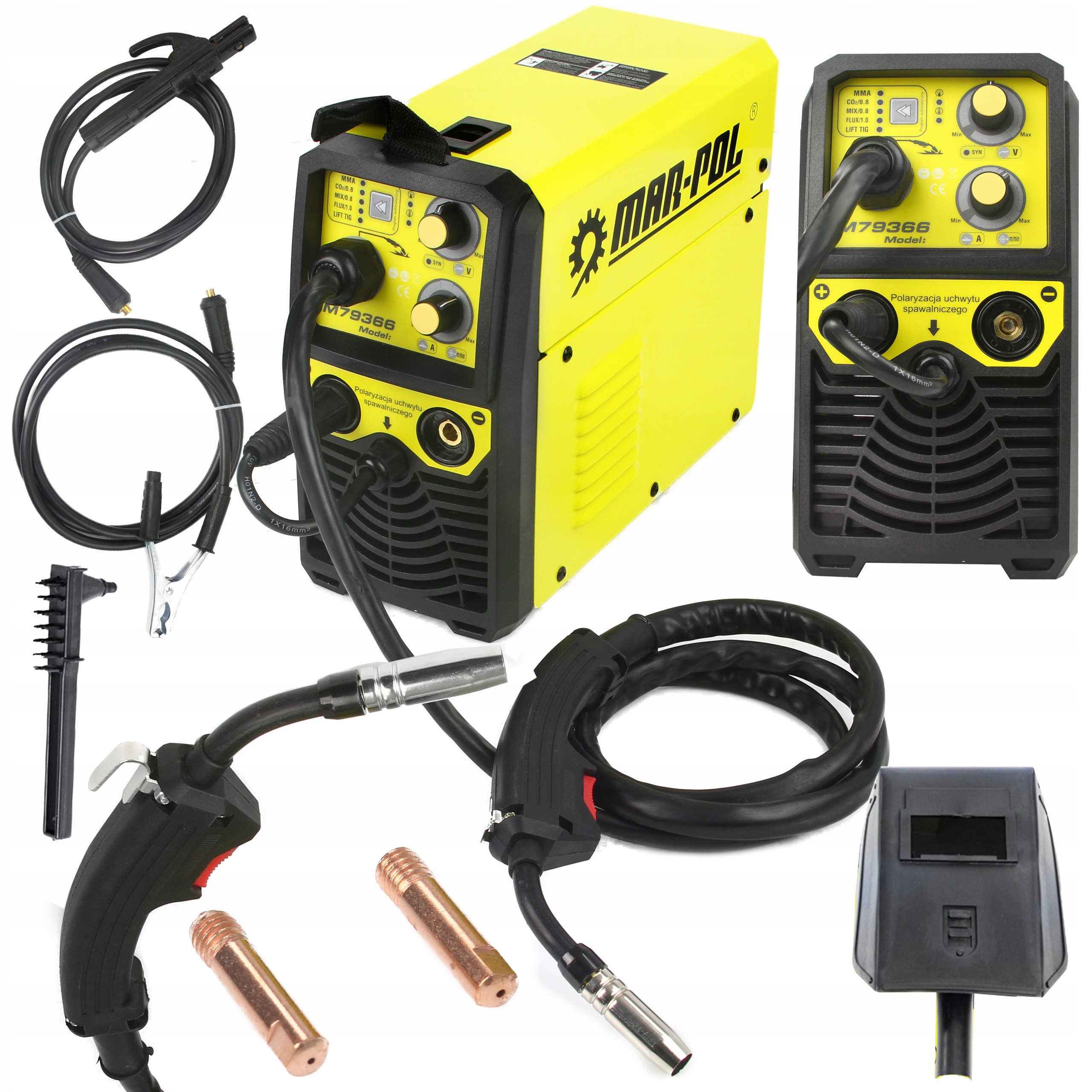 Invertorová Svářečka Migomat Mig/mag Mma Tig Lift 10-130A Mar-pol