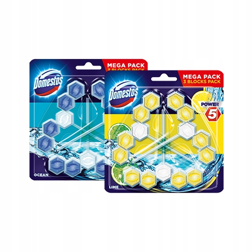 

Domestos Power 5 Kostka Toaletowa 6x55g Lime+Ocean