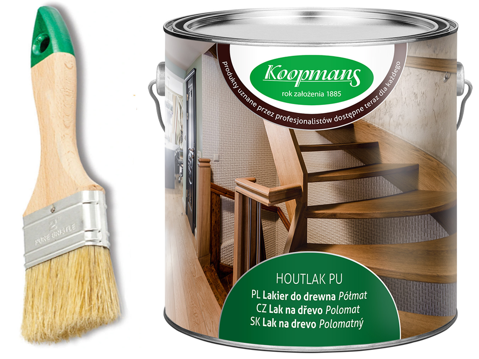 

Koopmans Lakier podłóg schodów Półmat Odporny 0,25