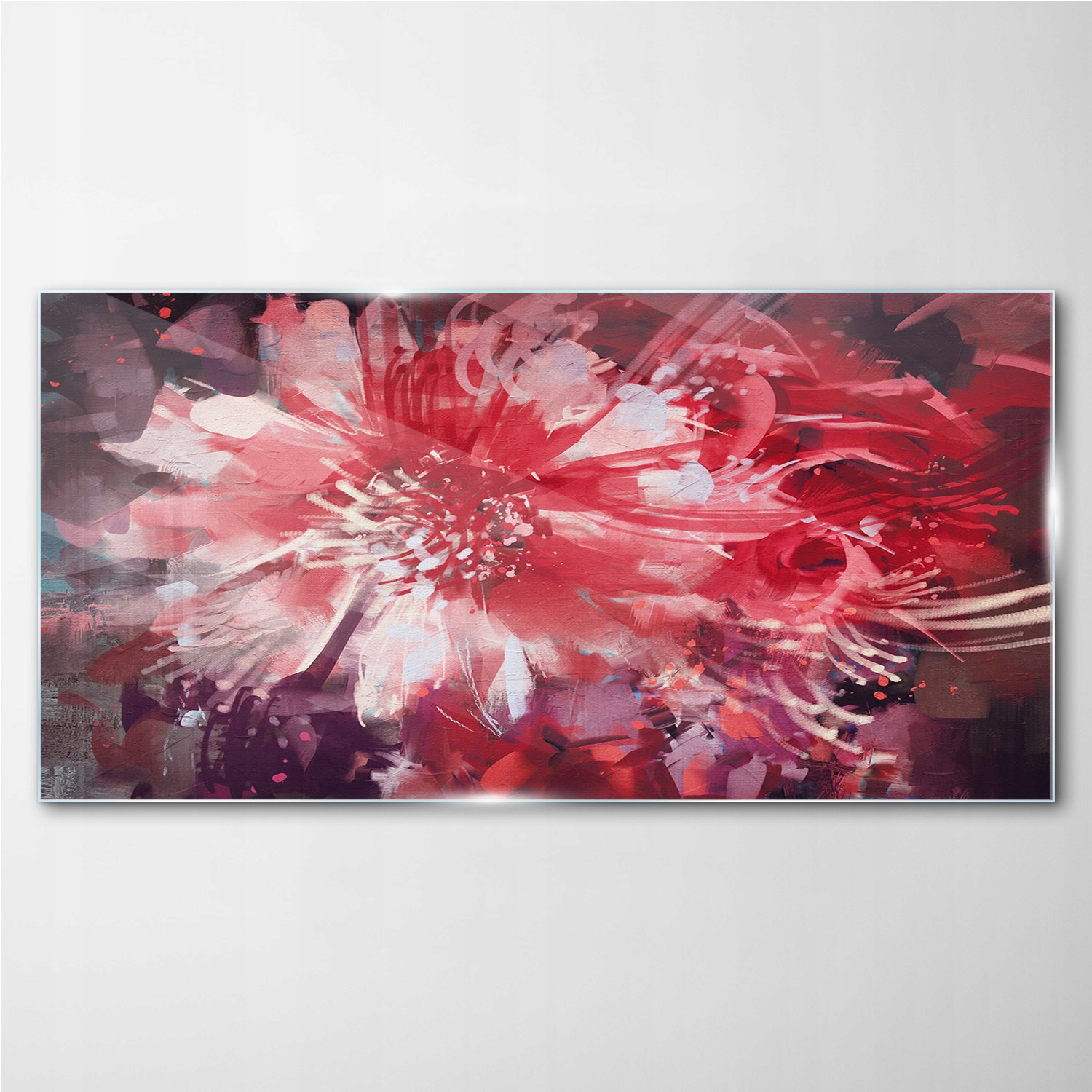 

Szklany obraz na ścianę Kwiaty roślin 140x70 cm