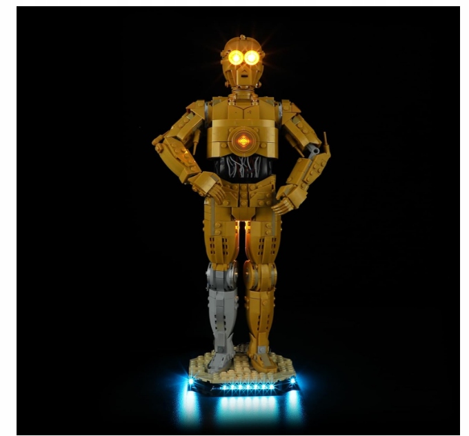 Oświetlenie Led do zestawu Lego C-3PO 75398