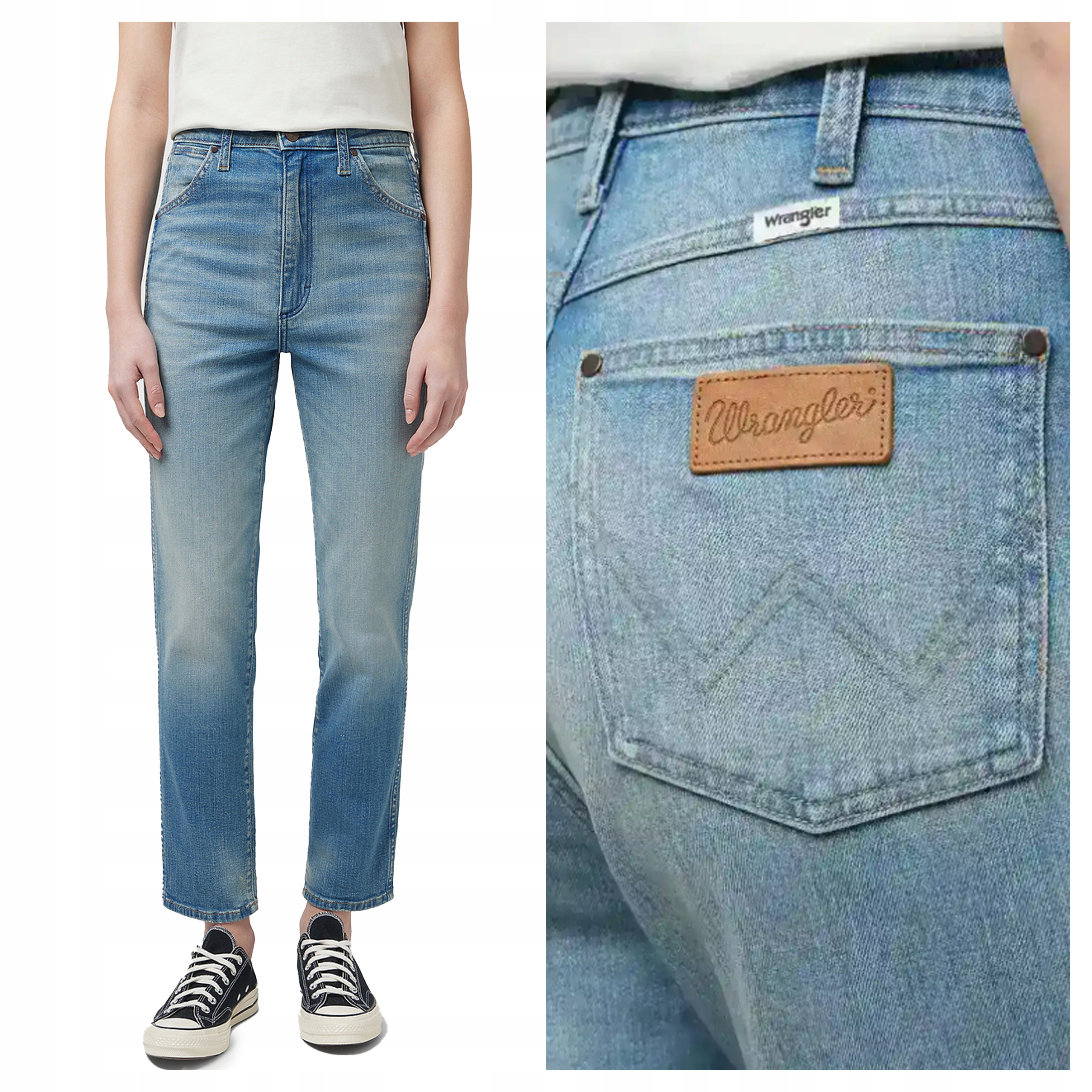 Wrangler Walker W28 L30 Dámské džínové kalhoty džíny Přiléhavé