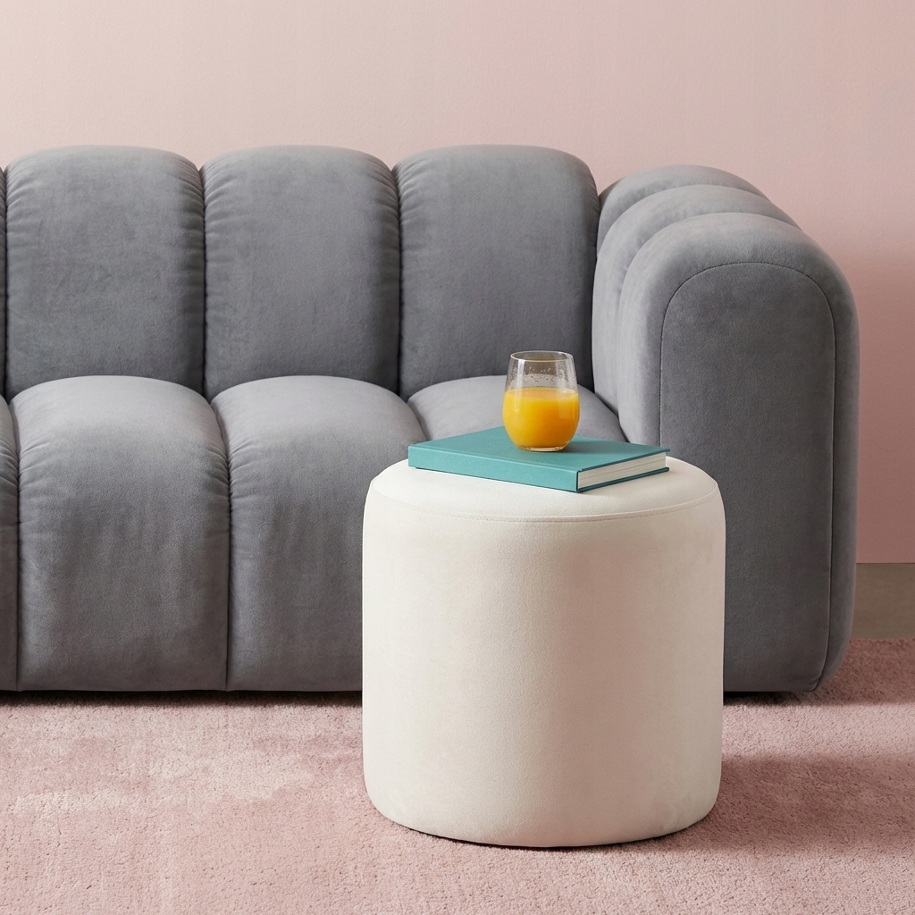 Puf Lovely vysoký Moderní Taburet podnožka stolek sedák