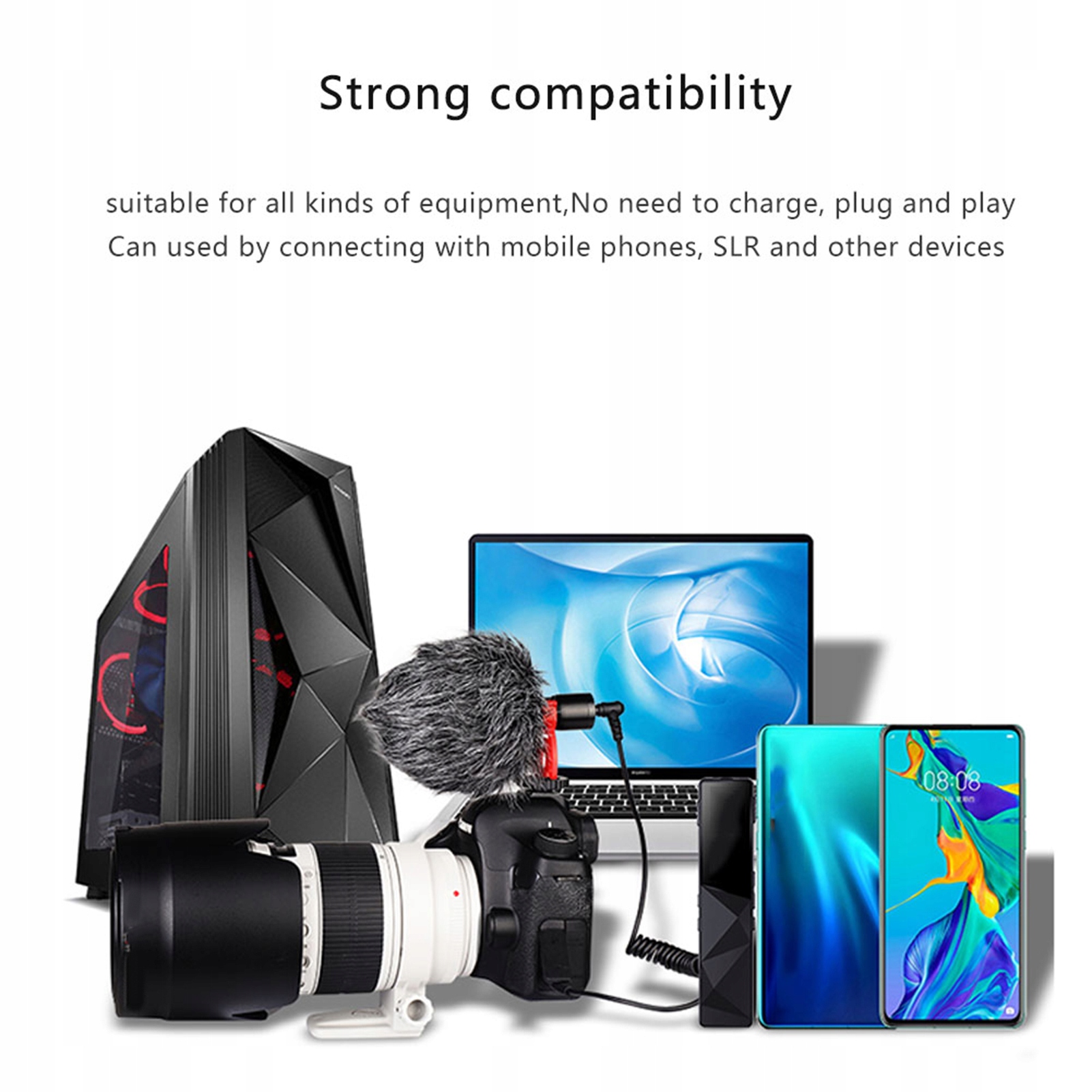 Manbily VM M10 Czarna lustrzanka ze stopu Rodzaj inny